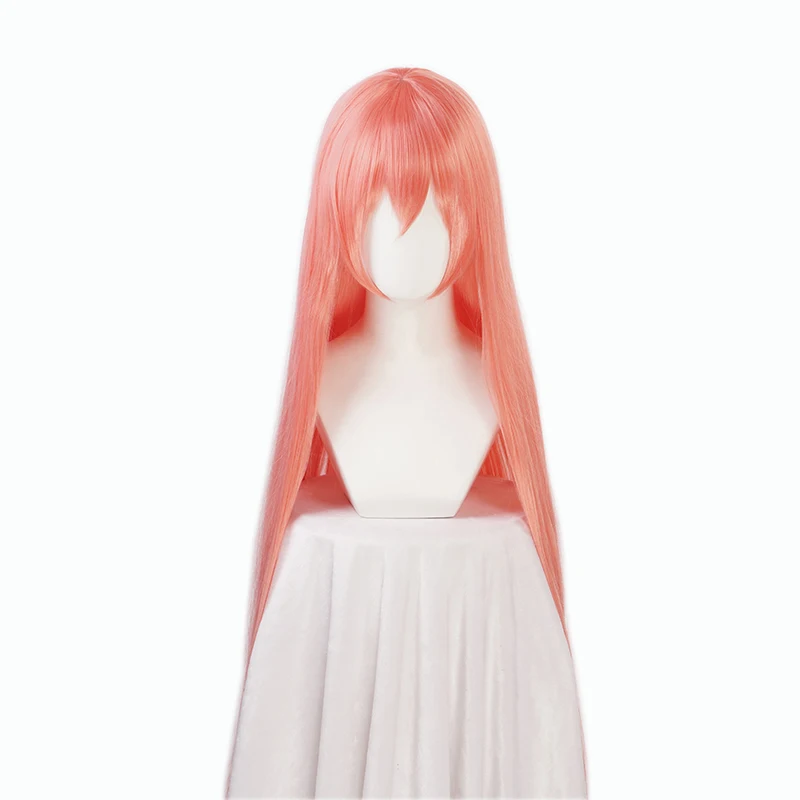 Cosplay Wig 100cm Long Straight Synthetic Wigs for Women Heat Resistance Hair Bluee Green Golden Pink Anime Costume Wigs +Cap