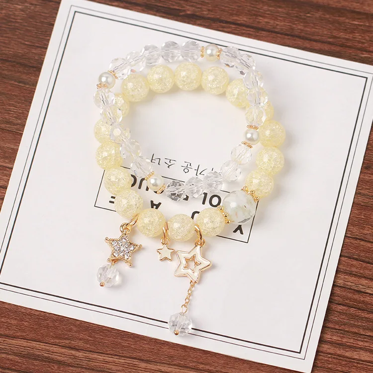 2019 New Arrive Ice Cracked Beads Bracelet Hanging