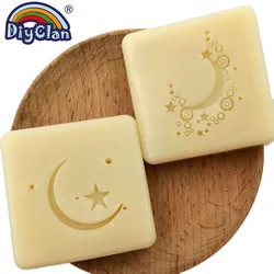 Księżyc gwiazda Islam Ramadan Handmade wyczyść mydło znaczki do scrapbookingu Making Ramazan Kareem rozdział Diy kreatywny prezent niestandardowy