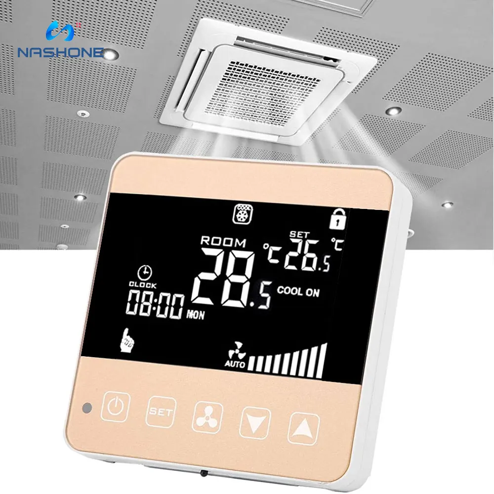 Heizung-ThermoandreWifi Smart Home, Tuya Thermoandre220 V, Contrôleur de climatiseur intelligent, Chauffage WiFi, Alexa numérique