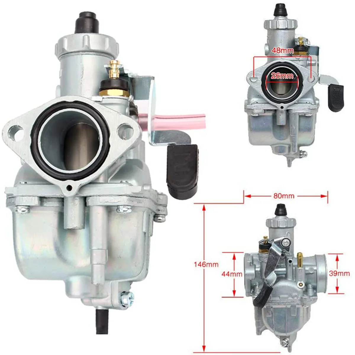 Mikuni VM22 PZ26 26mm Carburetor Performance Carb For 110cc 125cc 140cc Pit Dirt Bike XR50 CRF70 Carburetor Accessories Parts