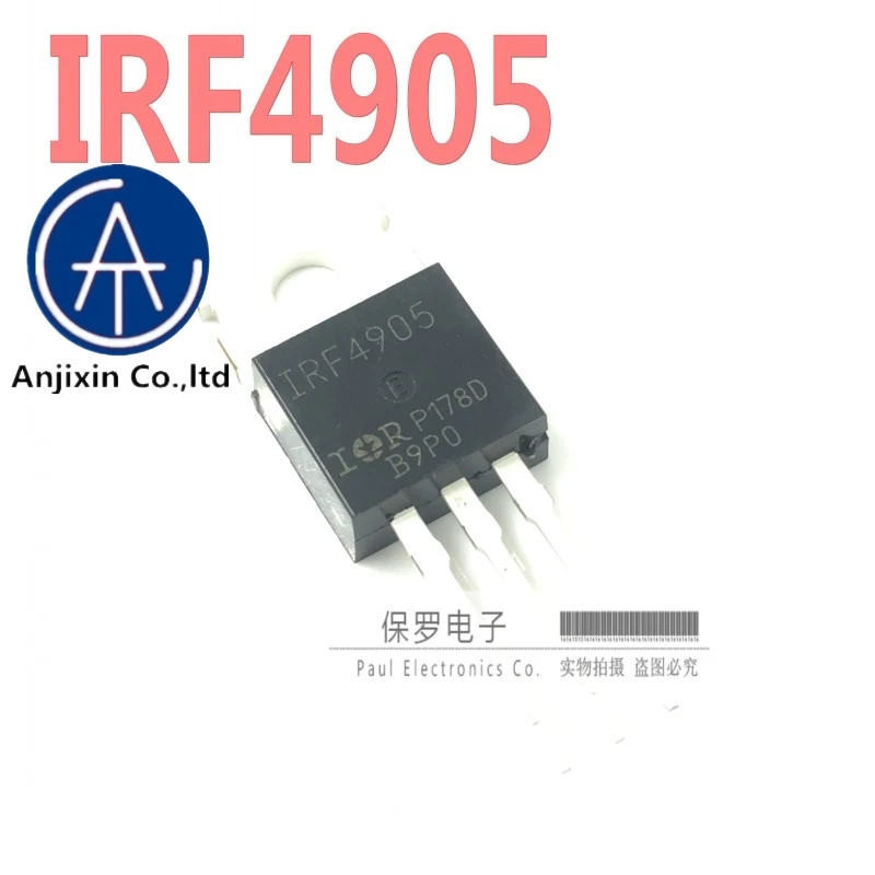 10Pcs 100% Originele En Nieuwe Fet IRF4905PBF IRF4905 Om-220 74A/55V/200W In voorraad