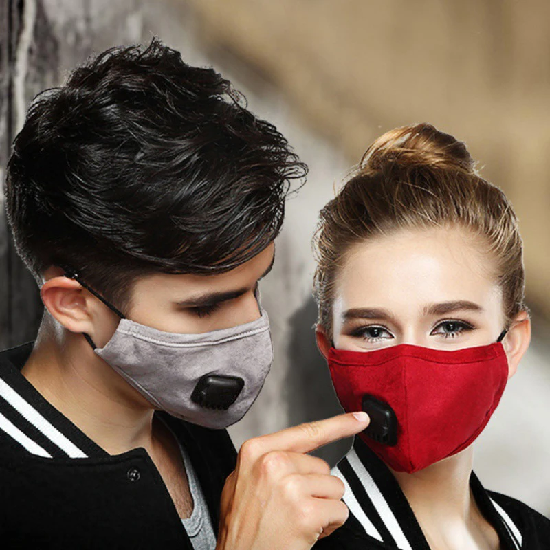 New Reusable Cotton Mouth Face Mask Cover Respirator Anti-Dust + PM2.5 Mask Filter