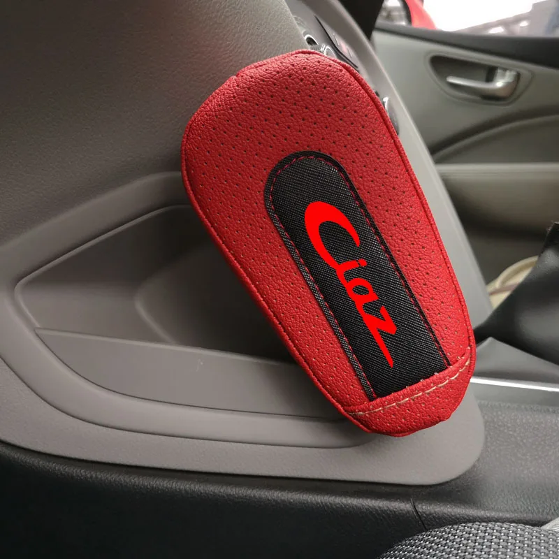 Leather Knee Pad handrail pad Interior Car Accessories For Suzuki Ciaz