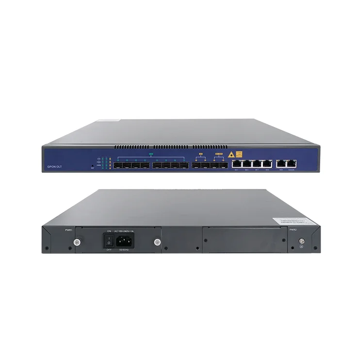 

VSOL Gpon OLT 8 Ports V1600G1-B Optical Line Terminal with C++ SFP modules supports WEB management