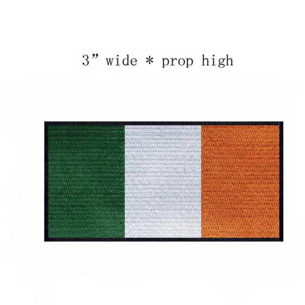 Ireland  Iron On Embroidery Flag Patches Logos 3