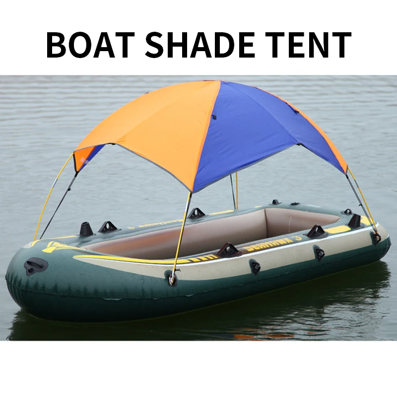 Boat Sunshade Fishing Sun Tent Boat Pergola Inflatable Boat Rubber Boat Tent Rain Sun Protection Sun Shelter Triangle Resistant