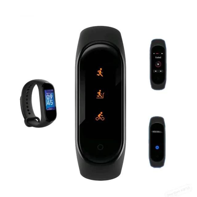 شاومي-سوار ذكي Mi Band 4 للياقة البدنية, شاشة AMOLED مقاس 0.95 بوصة، بتقنية البلوتوث 5.0 ويمكنه قياس معدل ضربات القلب #2
