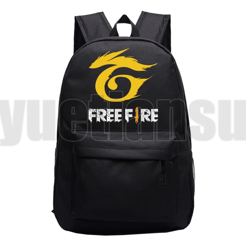 New School Bags for Teenage Girls Women Travelbags Free Fire Game Backpack Top Game Harajuku Free Fire Print Kids Bookbag Laptop