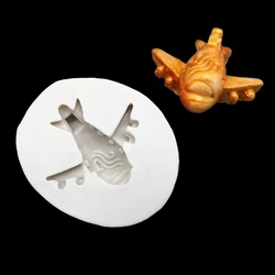 Cartoon Airliner Plane Silicone Mold Sugarcraft Chocolate Cupcake Baking Mold Fondant Cake Decorating Tools