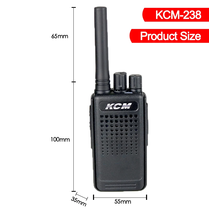 2Pcs KCM Walkie Talkie 16CH Clearer Voice & longer range Updated  two way radio 2021 walkie talkies uhf 400-470mhz Transceiver