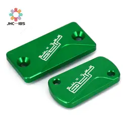 For Kawasaki KX125 KX250 KX250F KX450F KLX300R KLX450R KX 250F 450F CNC Motorcycle Front Rear Brake Fluid Reservoir Cap Cover