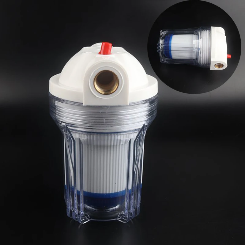 5Inch Reverse Osmosis Filter 1/4''~3/4'' Thread Activated Carbon Filters Element Family Water Fountain Transparent Purifier