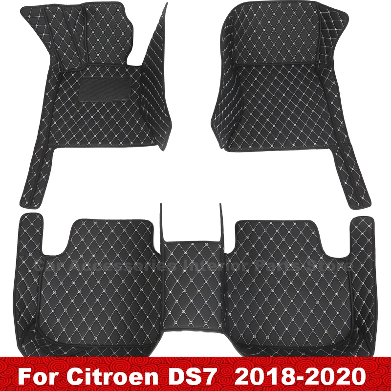 

For Citroen Citroen Citro_n DS7 DS 7 2018 2019 2020 Car Floor Mats Auto Carpets Custom Interior Styling Accessories Dash Rugs