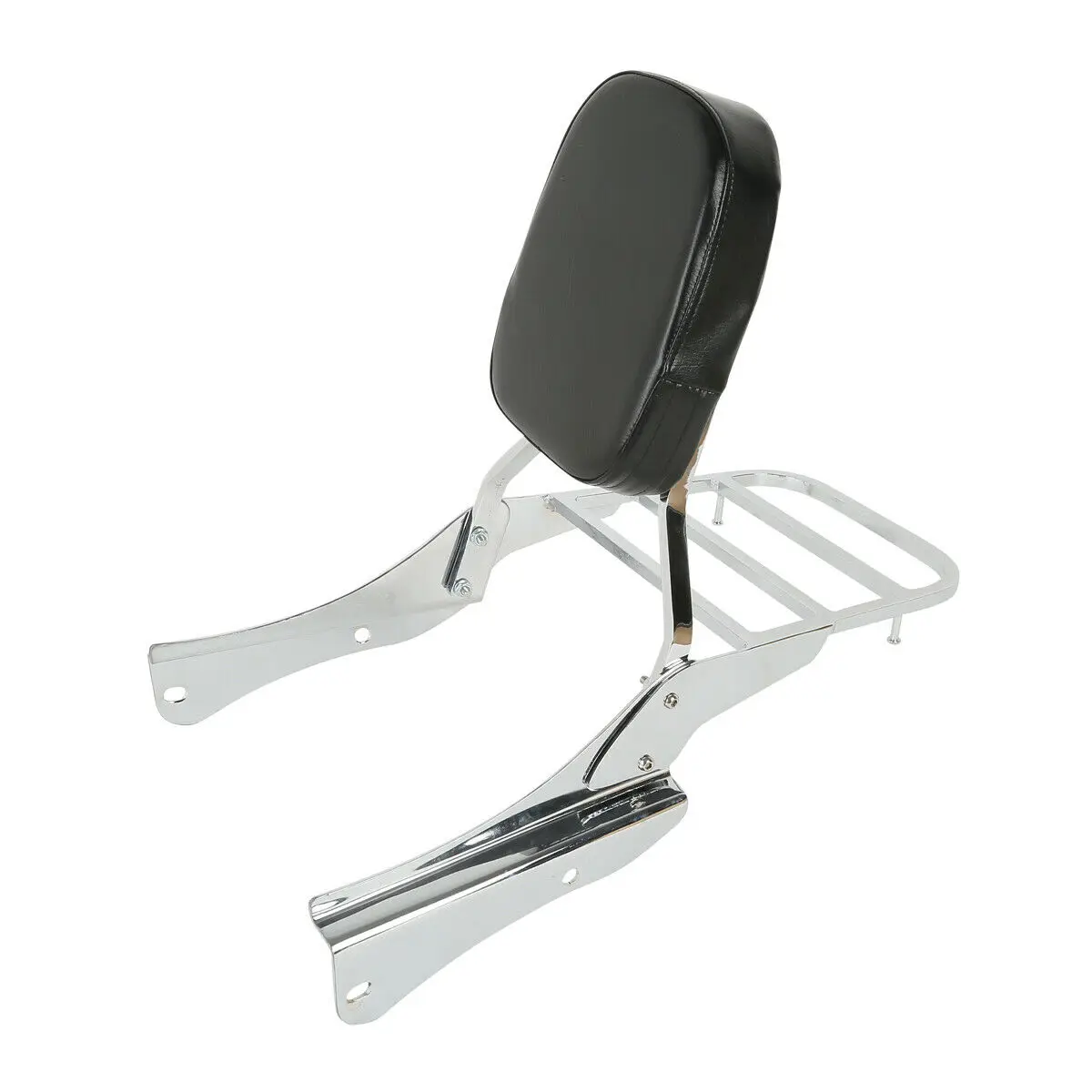 Motorcycle Backrest Sissy Bar Luggage Rack For Honda Shadow Spirit VT750DC 2001-2003 2005-2007