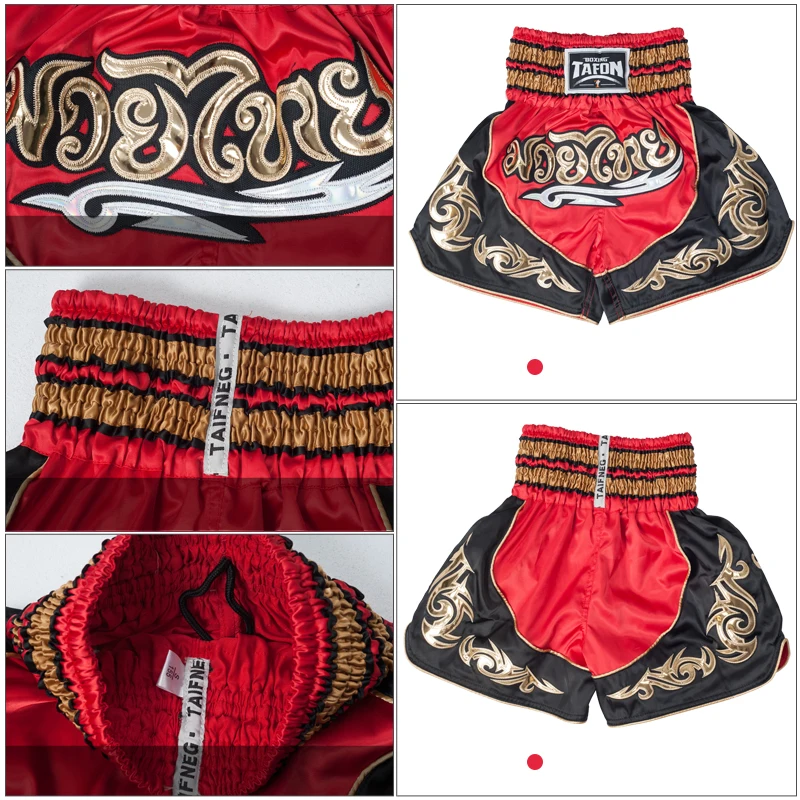 Classic Muay Thai Shorts For Men Women Boxing Kickboxing High Grade MMA Fight Clothing Training Boxing Trunk