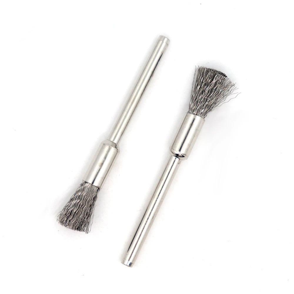 2PCS FATUBE Short Cleaning Brush Wire brush Cleaning Tool cleaners for Steel wire carbon cleaning brush coil core Accessories