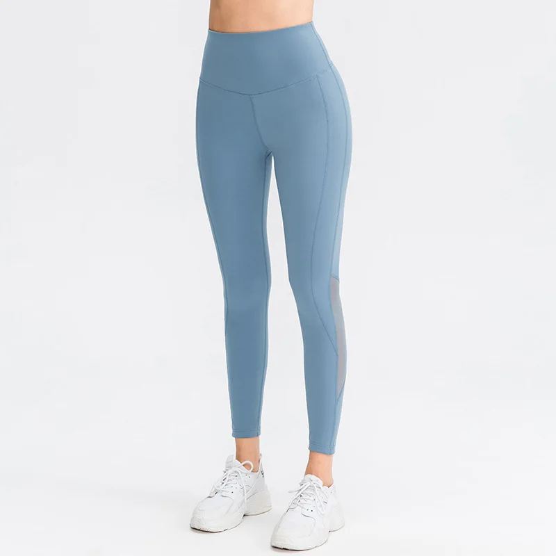 Pantalon de Yoga en maille pour femmes, Leggings de sport, de course à pied, collant de Jogging, de Fitness