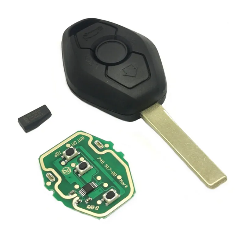 Llave de Control remoto para coche, dispositivo inteligente para BMW E38, E39, E46, serie 1, 3, 5, 7, 315/433 Mhz, Chip ID44, PCF7935