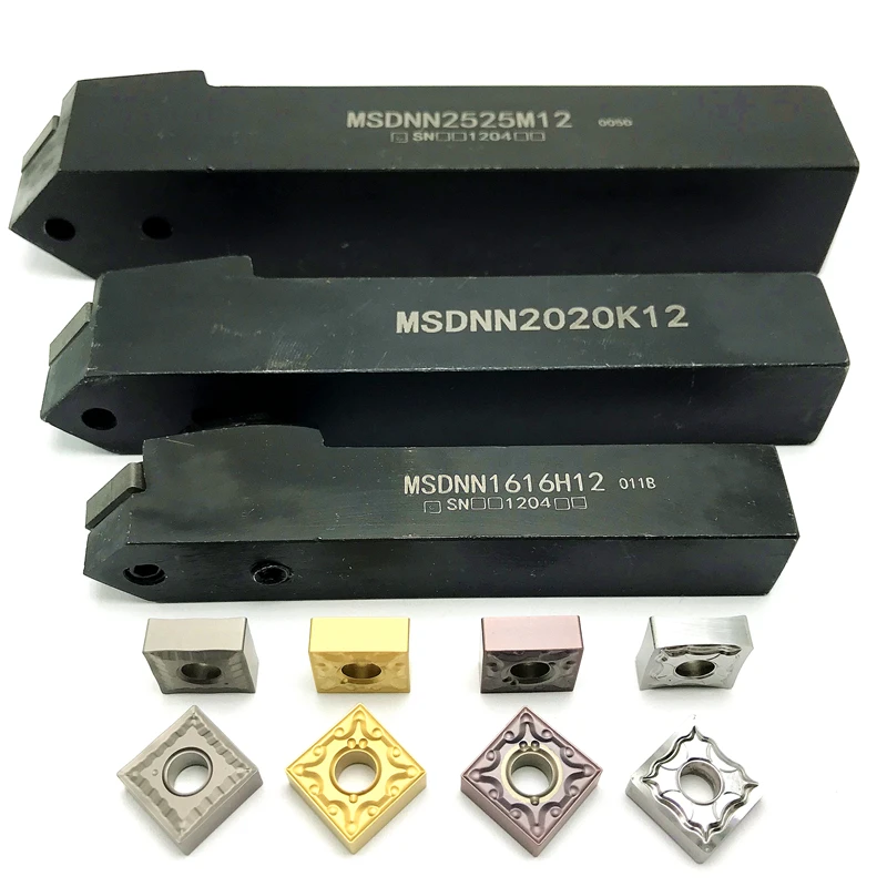 

MSDNN1616H12 MSDNN2020K12 MSDNN2525M12 External Turning Tool Holder 45 degrees Match SNNG Carbide Insert CNC lathe cutting tools