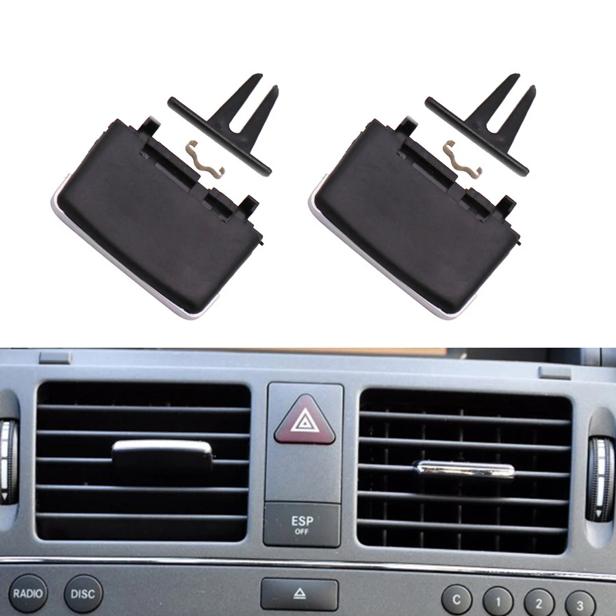 W204 Car A/C Air Vent Tab Clip Automobiles Air Conditioner Outlet Repair Kit Accessories for Mercedes-Benz C180 C200 C260 GLK300