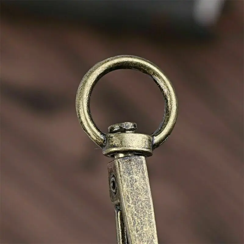 5pcs/metal key chain Rhodium Lobster Clasp Clips Key Hook Keychain Split Key Ring Findings Clasps Keychains Making.