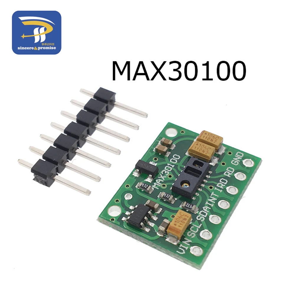 Low Power MAX30102 Heart Rate Pulse Breakout Board For Arduino / Blood Oxygen Sensor Module MAX30100 Pulse Oximeter