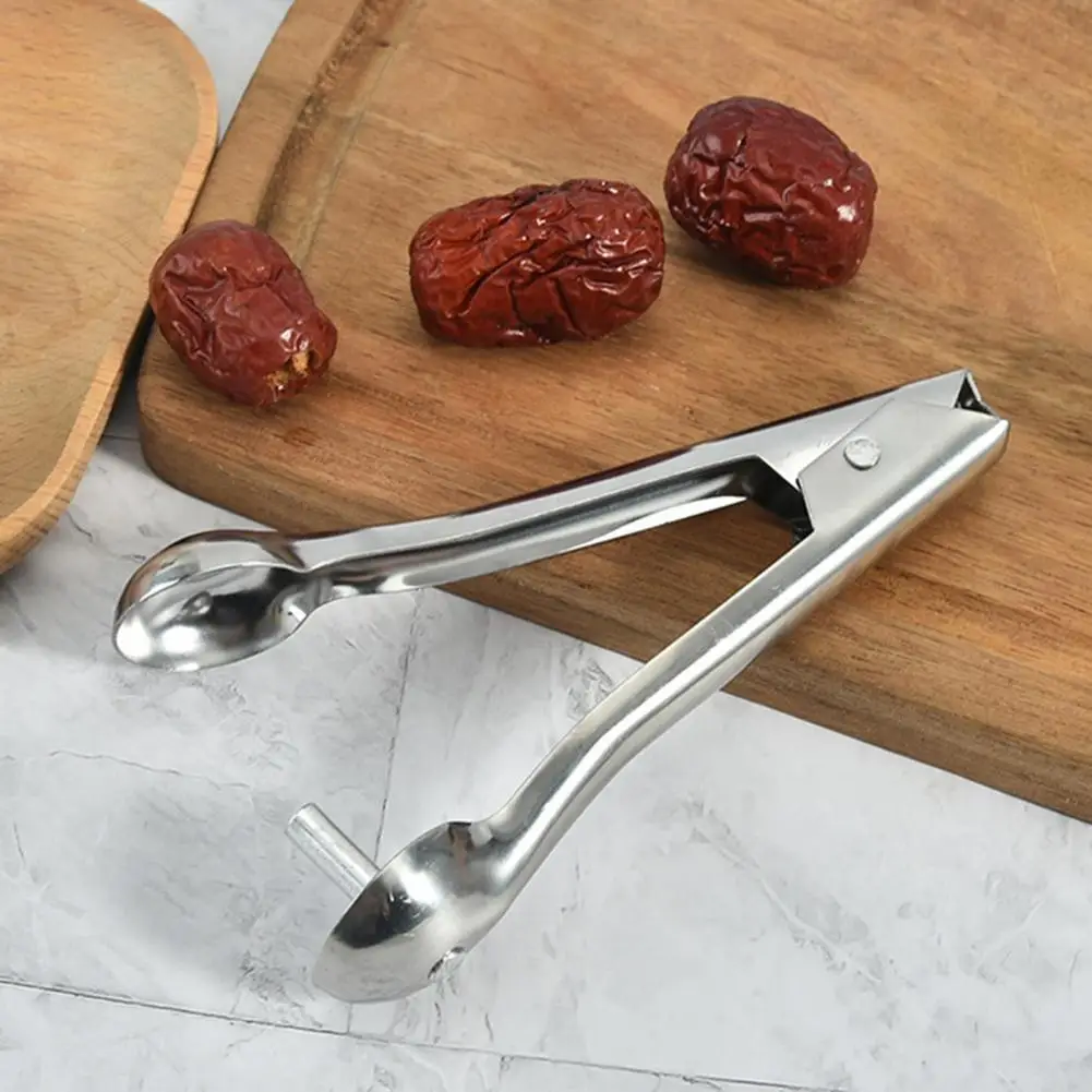 

Cherry Jujube Pitter Anti-slip Handle Seeds Remover Stainless Steel Handheld Heavy-duty Olive Pitter Tool Kitchen Accessories