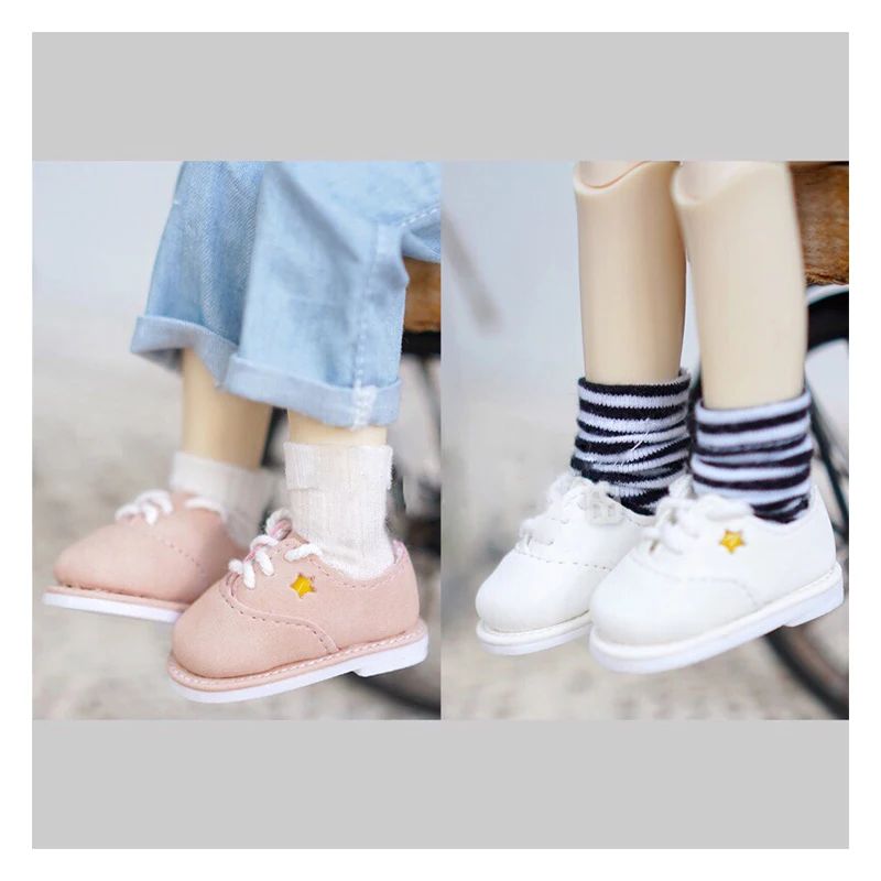 BJD shoes 1/6 doll shoes outer length 4.7cm doll sport shoes Casual sneakers for 1/6 BJD YOSD BB doll accessories doll shoes