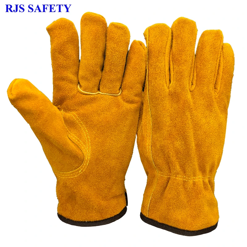 RJS SAFETY Winter Warm Man\'s Work Driver Windproof Security Protection Wear Safety Working Ski For Man Woman Gloves 4039