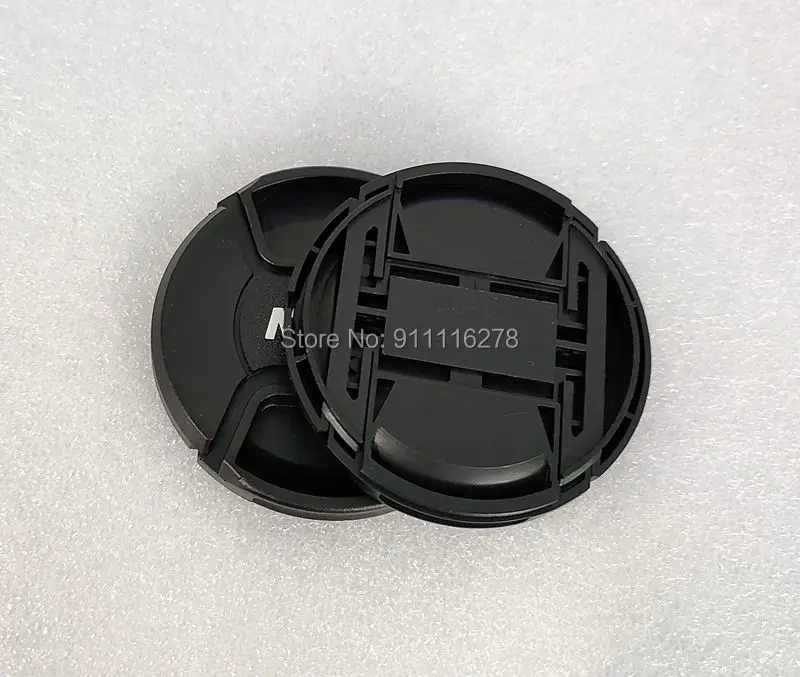 49 52 55 58 62 67 72 77 82 mm center pinch Snap-on cap cover for NIKON for CANON Lens cap