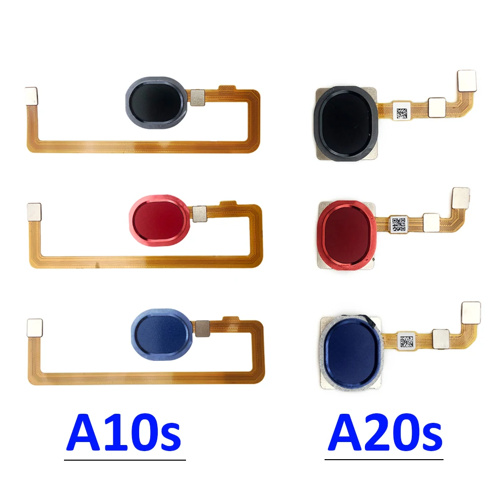 New Home Button FingerPrint Touch ID Sensor Flex CableFor Samsung A10S A107 A107F A20S A207 A207F A11 A20 A21s Replacement Parts