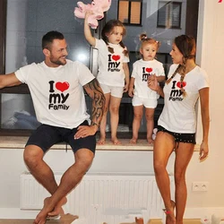 Funny Father Mom and Son Family Matching Clothes Family Look Summer Tshirts Papa Mama Little Boy Kids Shirt Baby Bodysuits Tops