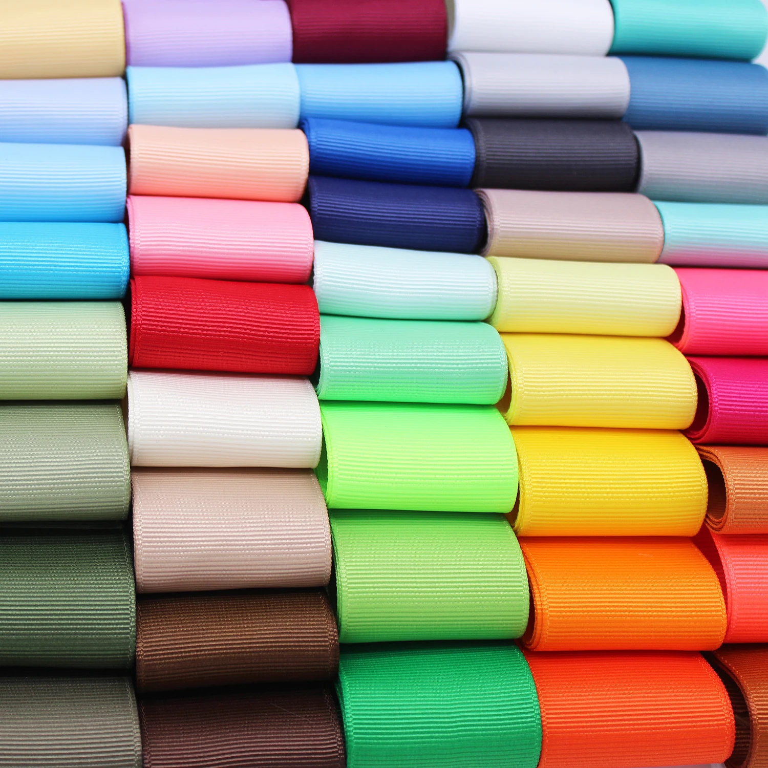 5 Meter Many Color Grosgrain Ribbon Polyester Tapes For DIY Decoration Crafts Accessories 1/4\