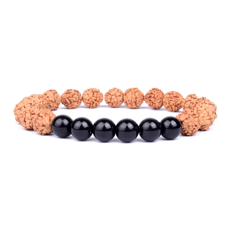 Vajra Bodhi Rudraksha Beads Bracelets Men Meditation Mala Bracelets for Women Jewelry Prayer Chakras Tibetan Buddhism Bracelet