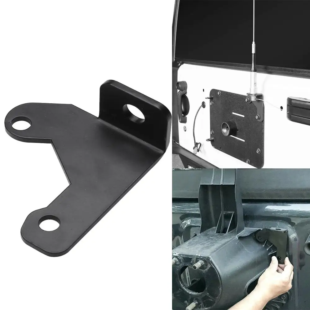 Antenna Bracket Car Tailgate Rear Antenna Mount Holder Bracket Base Carrier for Jeep Wrangler JK  2007-2018 2/4 Door