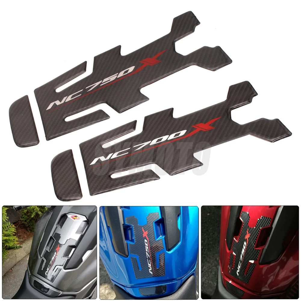 

Motorcycle Carbon Fiber Oil Fuel Gas Tank Pad Tankpad Decal Protector Sticker For HONDA NC750X NC 750X NC700 X NC700X NC750 X