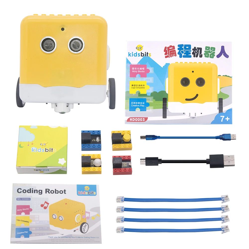 Kidsbits Multi-purpose Coding Robot for Arduino DIY Toy STEM Education for Children Boy Gift DIY Project