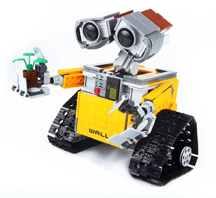 687Pcs WALL E The Robot High-tech DIY Building Blocks Idea electic Figures Model Compatible Educational Toys For Children