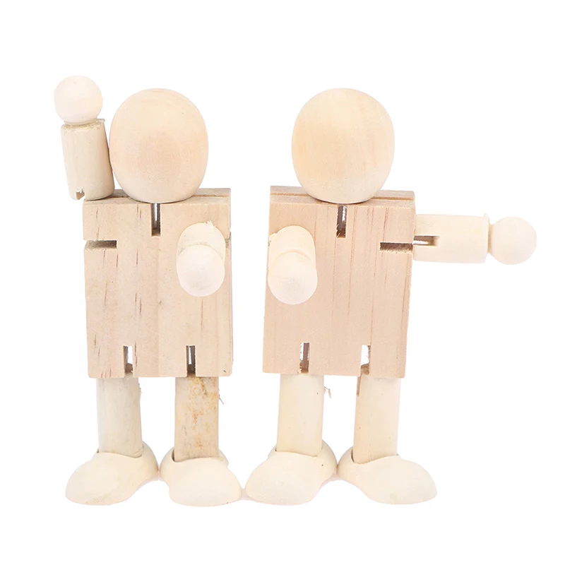 1PC Wooden Manikin Man Figures Model Painting Artist Drawing Sketch Mannequin DIY 7*3.5*11cm