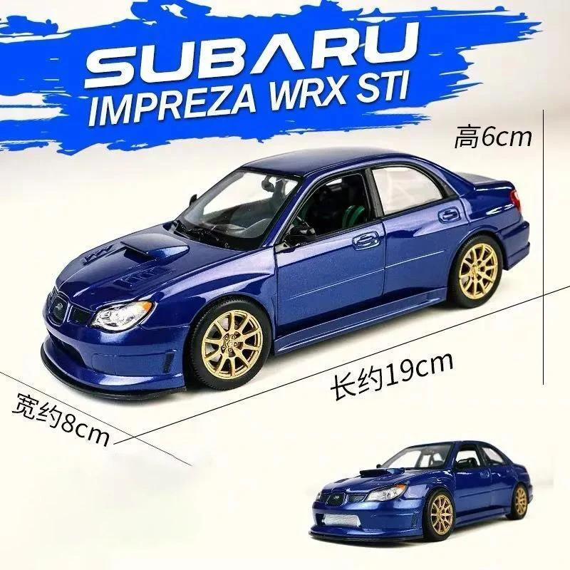 WELLY 1:24 Subaru Impreza WRX STI Supercar Alloy Car Model Diecasts & Toy Vehicles Collect Car Toy Boy Birthday gifts