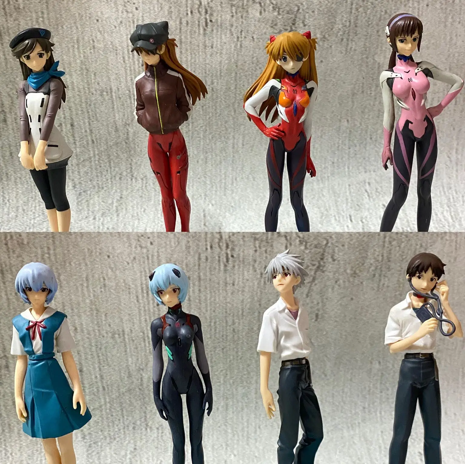 

EVA Asuka Langley Soryu Ikari Shinji Ayanami Rei 3.75Inch Action Figure Model Ornaments Toys