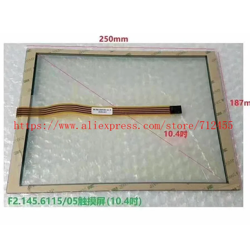 

New Original 10.4 inch For F2.145.6115/01 Heidelberg display Touch Screen Glass Panel