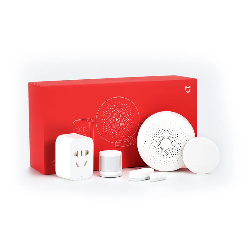 Xiaomi mijia casa inteligente conjunto de presente multi-função interruptor de soquete sem fio sensor de porta e janela sensor humano para casa inteligente