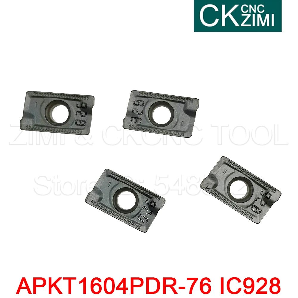 10 قطعة APKT1604PDR-76 IC928 كربيد شفرة إدراج الطحن إدراج APMT1604 160408pder متوازي أضلاع ل المس ، الفولاذ المقاوم للصدأ ، الحديد الزهر