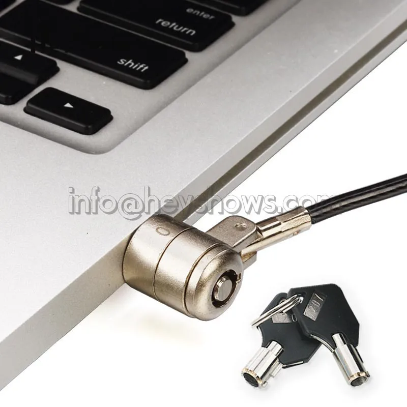 Steel Wire Laptop Key Lock 200mm Cord Anti-Theft Chain Cable Protection Notebook Security Rope 5mm Diameter