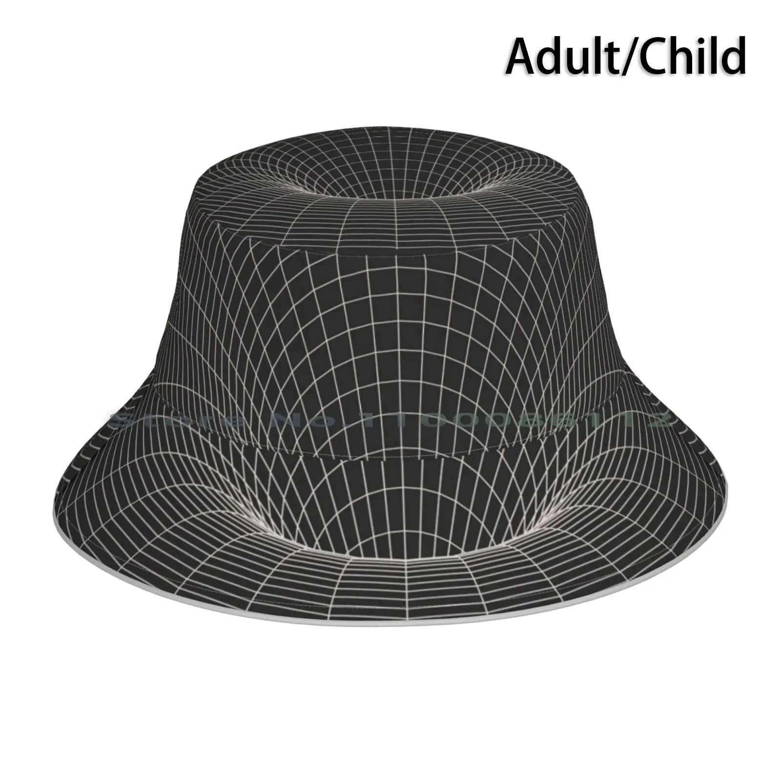 Event Horizon Bucket Hat Sun Cap Wormhole Sci Fi Space Black Hole Astronomy Science Singularity Graviton Waves Bridge Time