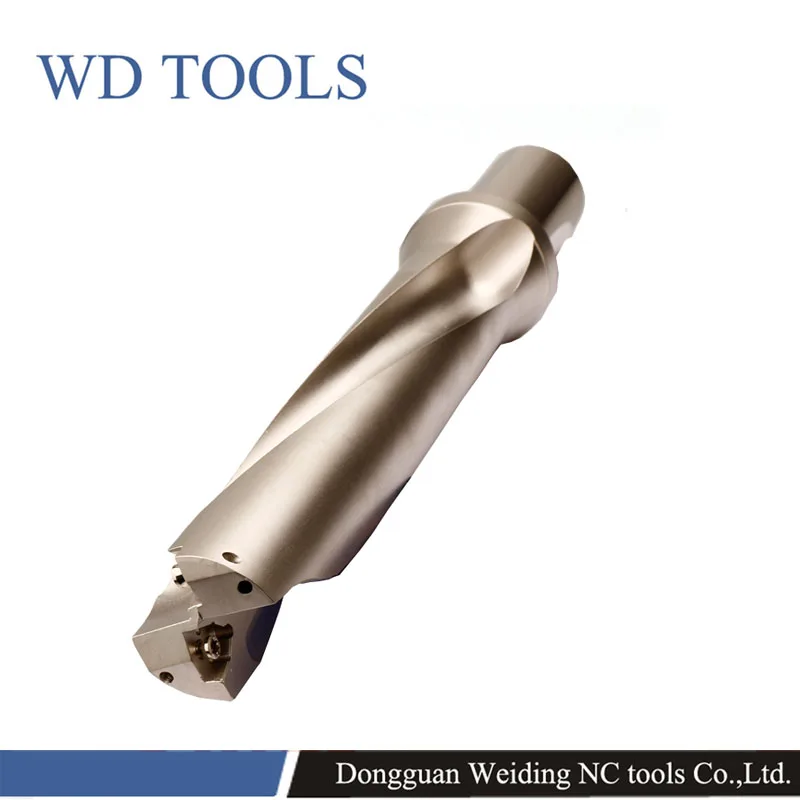 Water coolant Fast drill 14--46mm 4D depth Shallow Hole drill Lathes WC series U drill CNC machine tools drilling