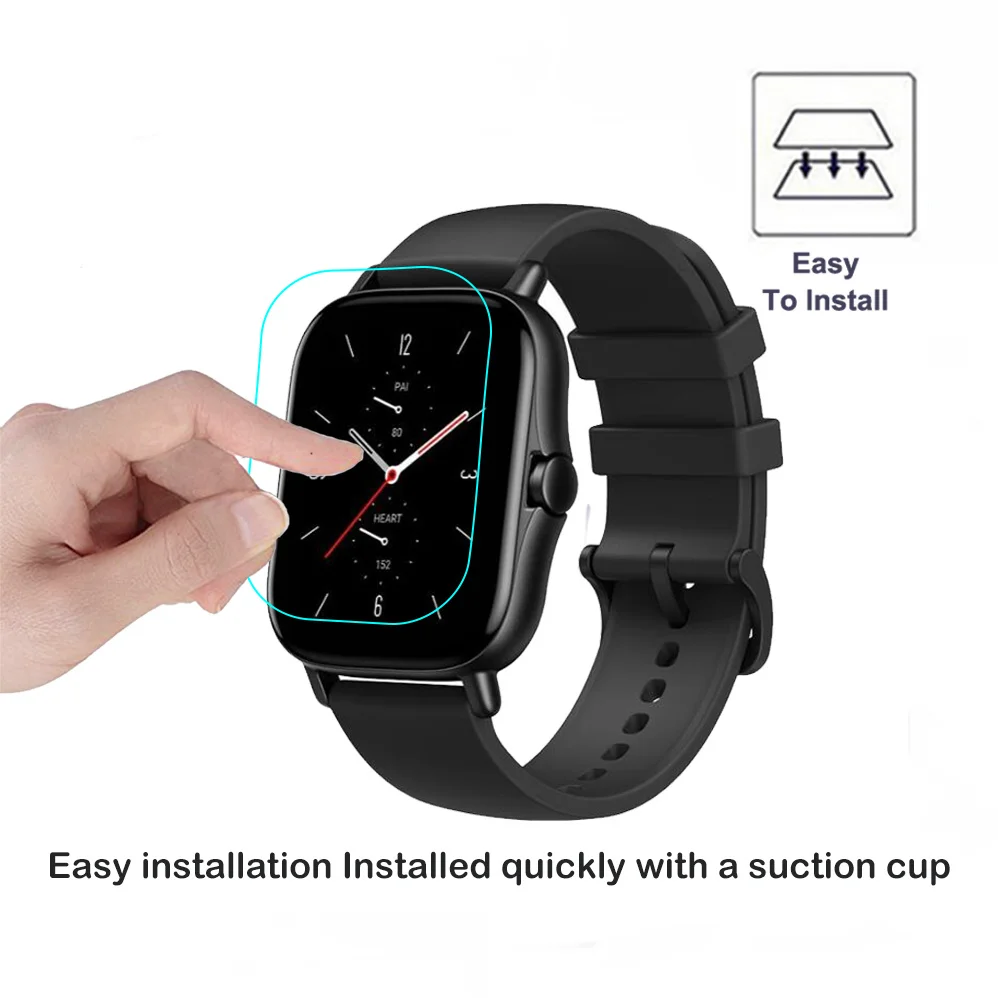 5Pcs For Xiaomi Huami Amazfit Bip U BIT PACE Lite S Amazfit GTS 3 2 2e Mini POP Pro Screen Protector Full Coverage Soft TPU Film