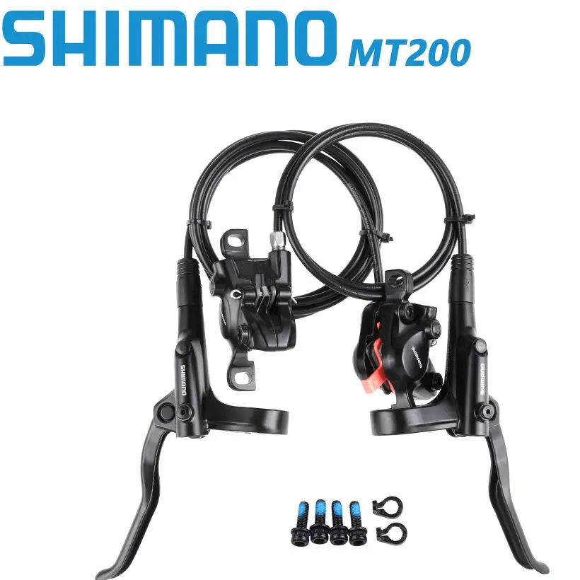 

Shimano BR MT200 MTB Bicycle Brake 800/1350 1400 1450mm Lever Avid Mountain Bike Hydraulic Disc Brake Upgrade M315 HS1 G3 Rotor